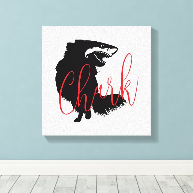 Toile Chihuahua + requin = Chark (Insitu (Plancher de Bois))