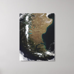 Toile Chili et région de Patagonie de l'Argentine