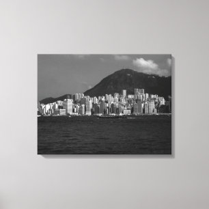 Toile Chine Ancienne Gratte-ciel de la baie de Hong Kong