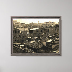 Toile Chine Ancienne ville de Canton