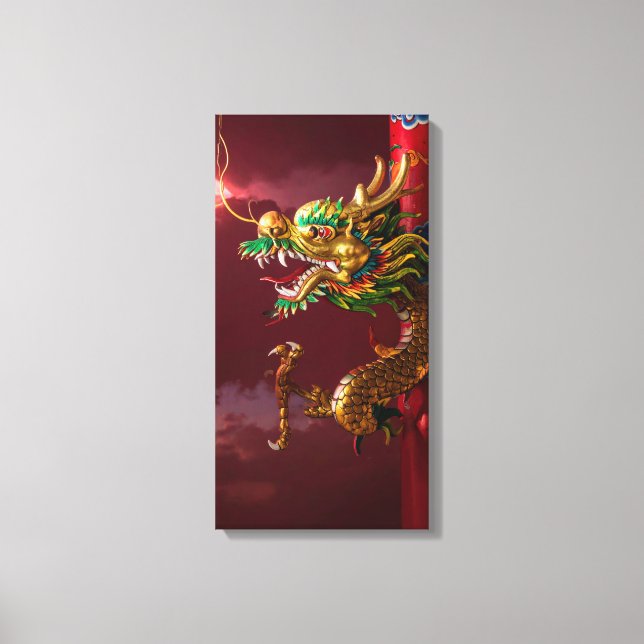 Toile chinese dragon (Recto)
