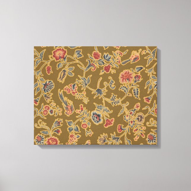 Toile Chintz Fleur Classique Joli Design Floral Doux (Recto)