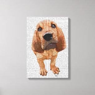 Toile Chiot de limier