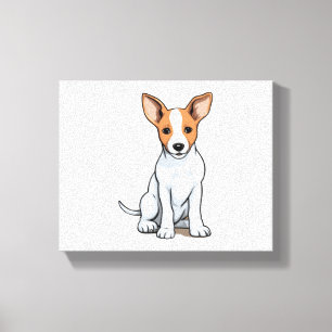 Toile Chiot Kawaii Basenji