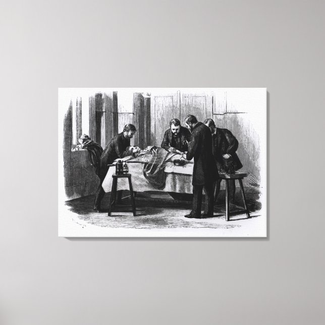 Toile Chirurgie antiseptique, 1882 (Recto)