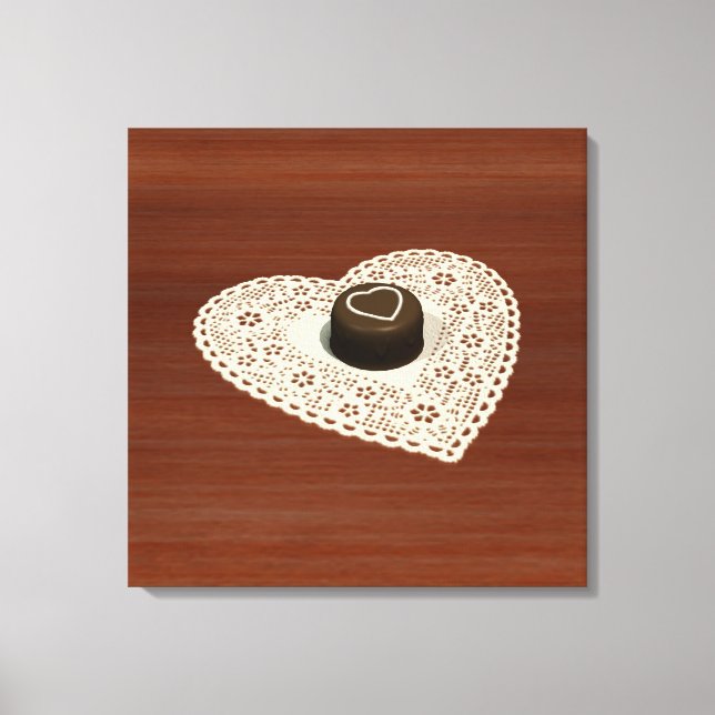 Toile Chocolat de la Saint-Valentin (Recto)