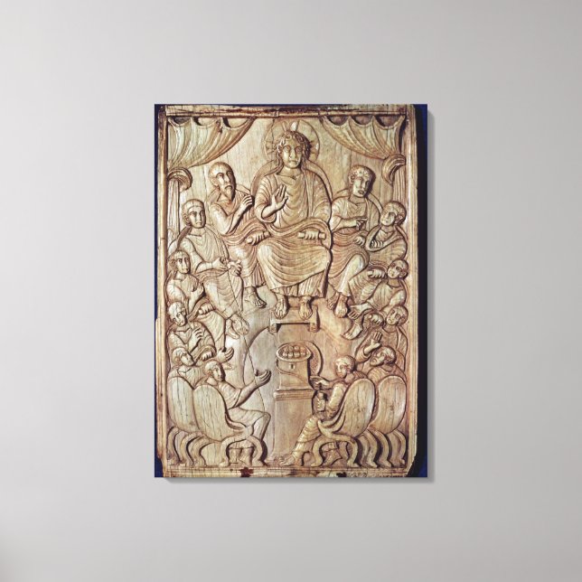 Toile Christ avec les douze apôtres (Recto)