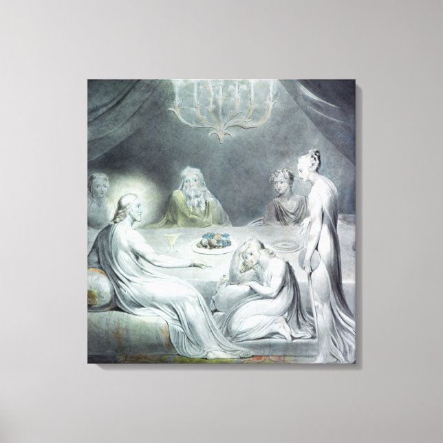 Toile Christ dans la Maison de Martha et Marie (Recto)