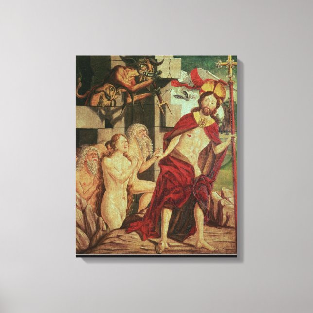 Toile Christ en enfer (Recto)