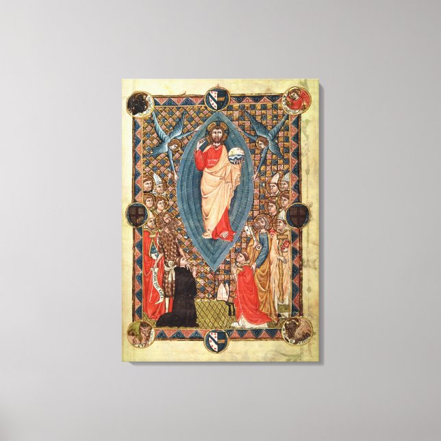 Toile Christ en Majesté avec les saints (Recto)