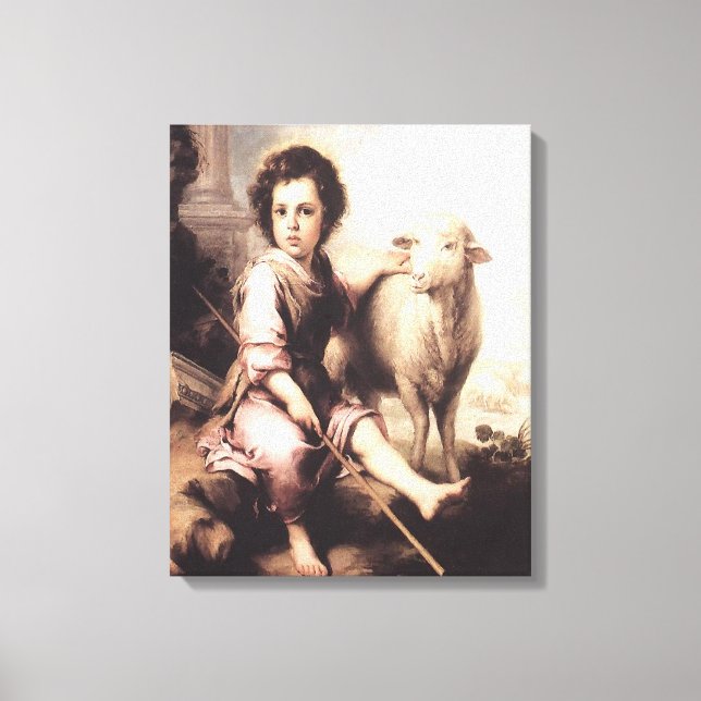 Toile Christ le Bon Pasteur (Recto)