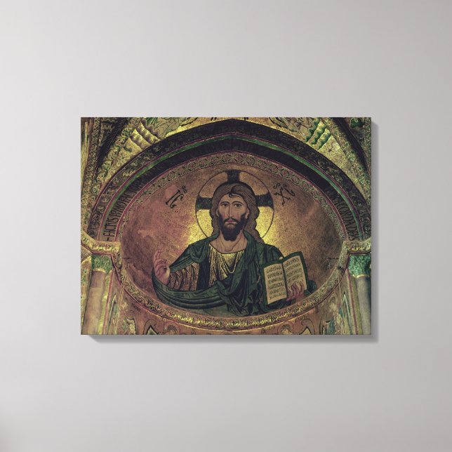 Toile Christ Pantocrat dans l'abside (Recto)