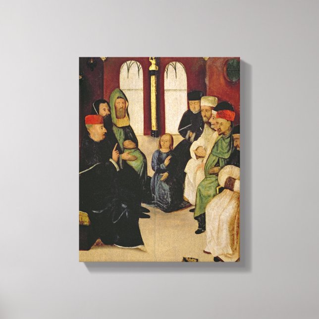 Toile Christ parmi les médecins (huile sur panneau) (Recto)