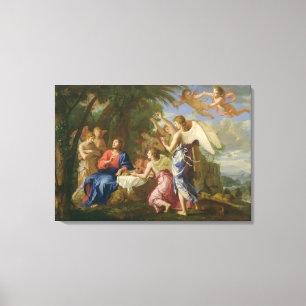 Toile Christ servi par les Anges, c.1650 (huile sur toil