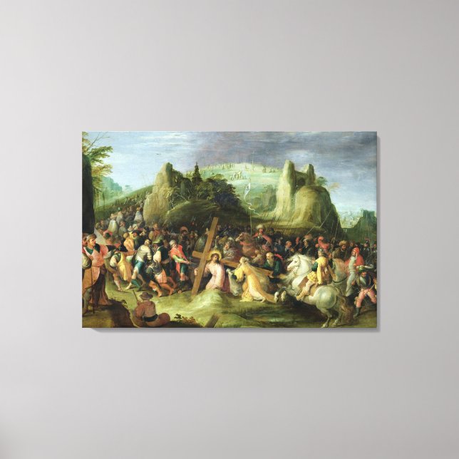 Toile Christ sur la route du Calvaire (Recto)