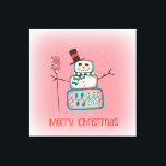 Toile Christmas Snowman<br><div class="desc">La toile brillante de Christmas Snowman Zazzle est faite d'un mélange coton-poly sans additif et dispose d'un revêtement spécial réceptif à l'encre qui protège la surface imprimée contre la fissuration lorsqu'elle est étirée. Réalisées en tissage serré idéal pour tout œuvres d'art et photographie, le séchage instantané des toiles en brillant...</div>