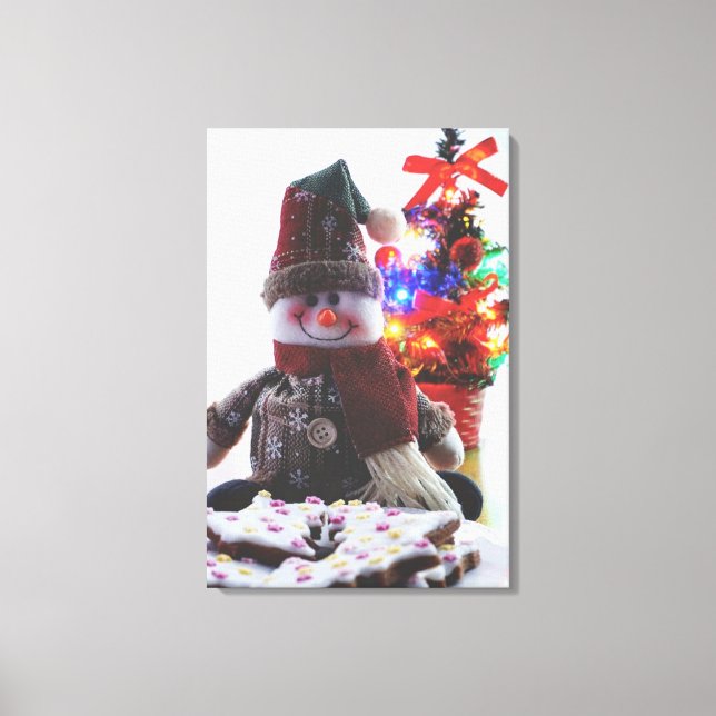 TOILE CHRISTMAS SNOWMAN (Recto)