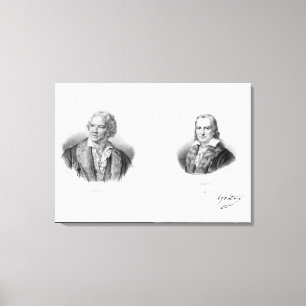 Toile Christoph Willibald von Gluck et André