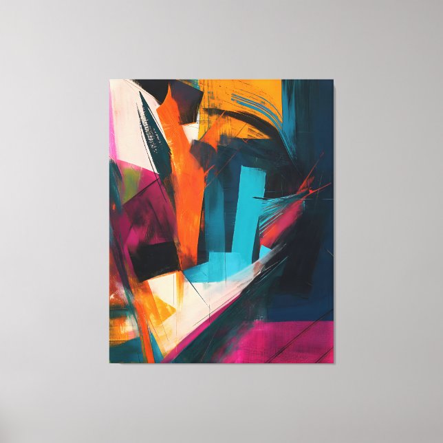 Toile Chromatic Crosscurrents (Recto)