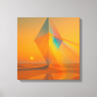 Toile Chromatic Horizon Canvas Print