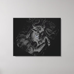 Toile Chrome comme Taurus Zodiac Connexion Hevelius