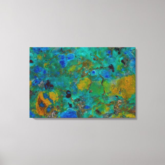 Toile Chrysocolla de Blue Cliff (Recto)