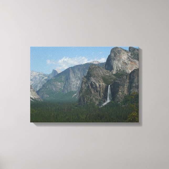 Toile Chute Bridalveil et Half Dome à Yosemite (Recto)