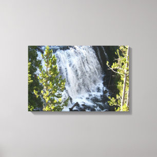 Toile Chute d'eau de Yellowstone