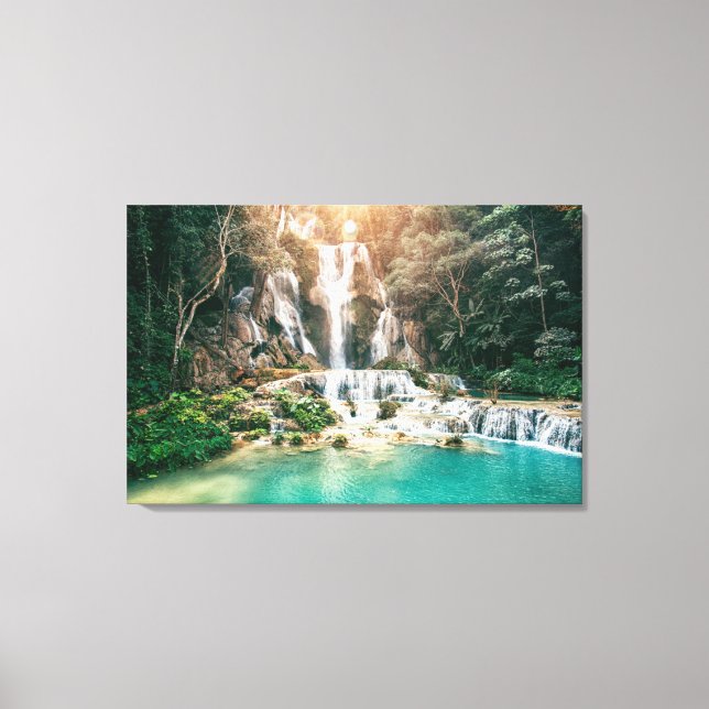 Toile Chutes de Kuang Si| Luang Prabang (Recto)