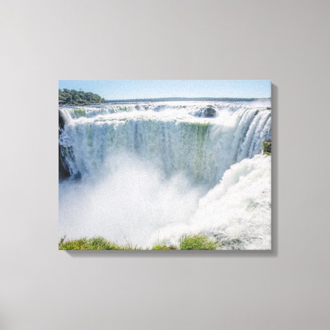 Toile Chutes D'Iguazu, Throat Du Diable, Argentine (Recto)