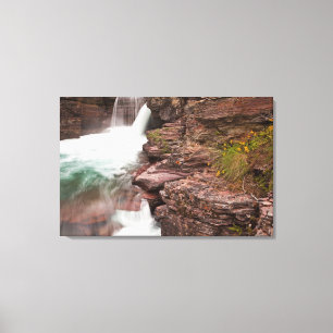 Toile Chutes Sainte-Marie dans le parc national de Glaci