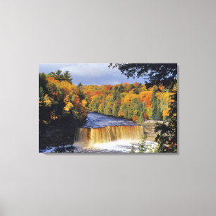 Toile Chutes supérieures de Tahquamenon dans le Michigan