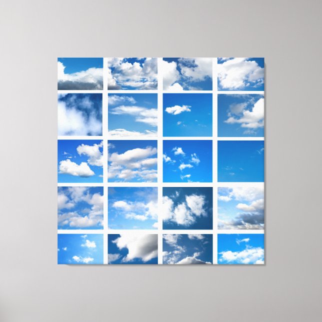 Toile Ciel bleu (Recto)