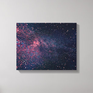 Toile ciel bleu rempli d'étoiles