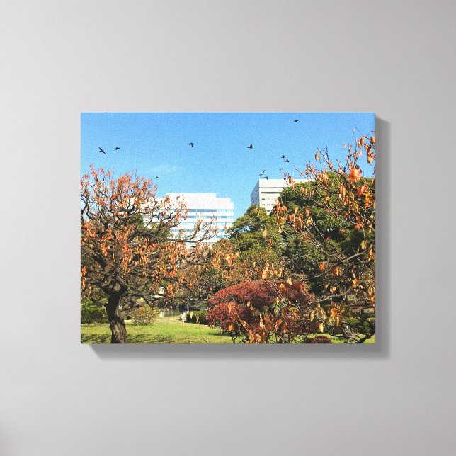 Toile Ciel d'automne nostalgique (Recto)