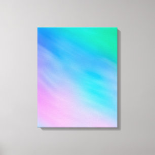 Toile Ciel de couleur arc-en-ciel doux