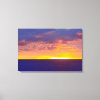 Toile Ciel du crépuscule du soir au coucher du soleil Pa