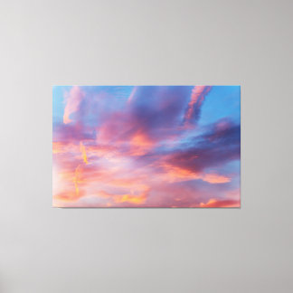 Toile ciel flirtant