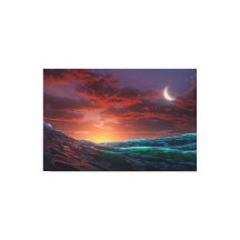 Ciel rouge la nuit
