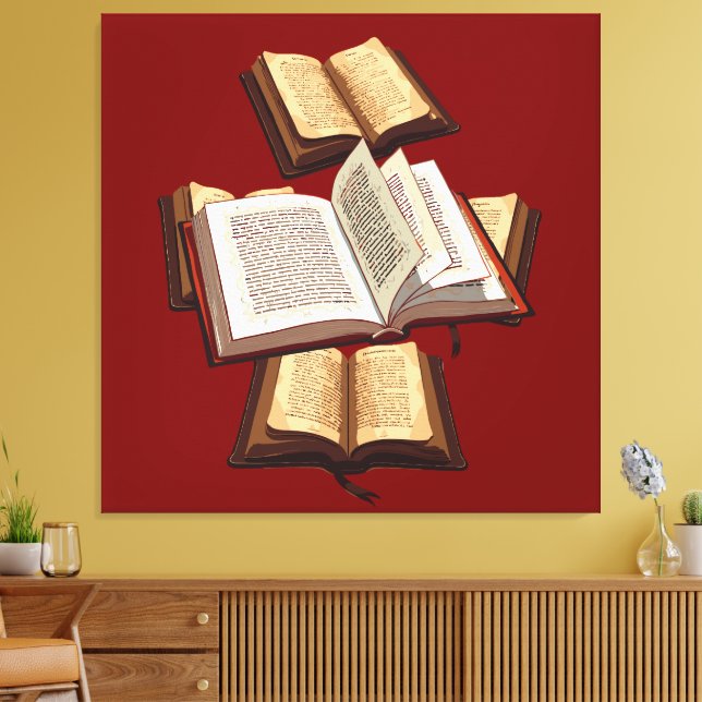 Toile Cinq Cercles Le Pentateuch Cut-Out Stencil Motif 5 (Insitu(Salon))