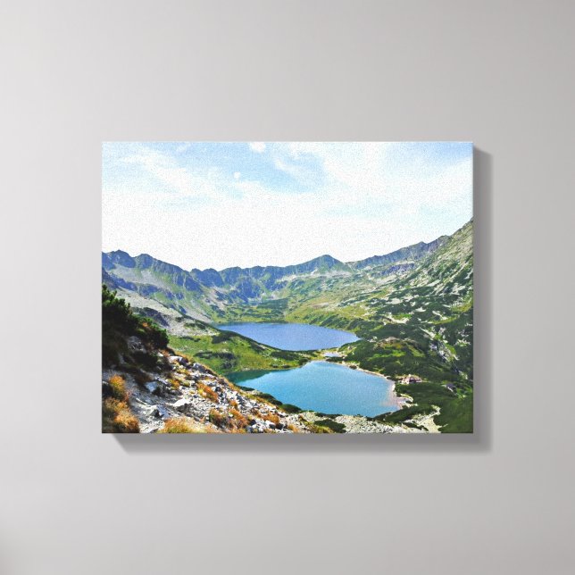 Toile Cinq étangs polonais, Tatras (Recto)