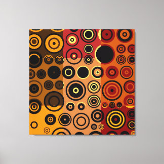 Toile Cinquante couleurs vintages Art Abstrait