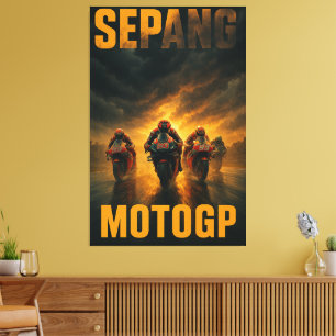 Toile Circuit international de Sepang MotoGP Grand Prix