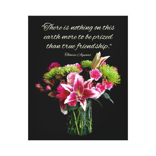 Toile Citation D Amitie De Bouquet D Astronome Zazzle Fr