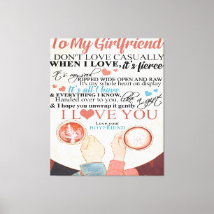 Toile Citation d'amour pour amie   Don de devis amusants