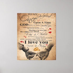 Toile Citation d'amour pour amie   Jolie famille présent
