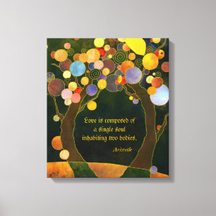 Toile Citation d'amour romantique Cadeau Mariage