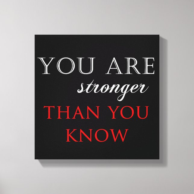 Toile Citation de force d'inspiration (Recto)