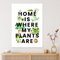 Citation de jardinage de plantes d'intérieur à l'a
