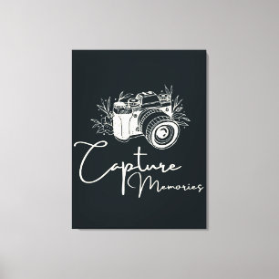 Toile Citation de photographie pour capturer des souveni